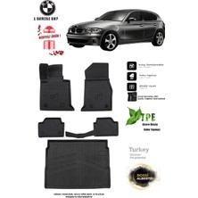 Alberto Rossi Bmw  1 Serisi E87 2008 Araca Özel 3D Paspas ve 3D Bagaj Havuzu