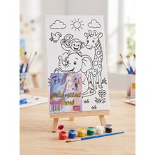 Tüftürük Şövale 15X25 Şovalye Mini Resimli Tuval
