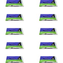 Armaplus Takviyeli Kalın Baskılı Beyaz Çanta Poşet Torba - 2 No - 26X38 Cm. - 50 Adetlik 10 Paket