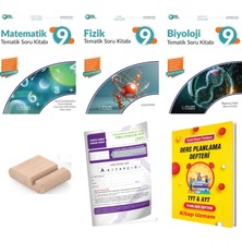 Palme Yayınevi 9.sınıf Fizik Matematik Biyoloji Tematik Soru -Maarif Model 2027+TYT Deneme+Tlf Tutucu+Plan Deft