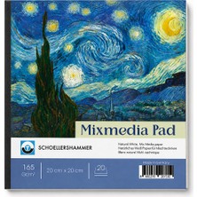 Schoellershammer Mix Media Pad Ciltli Yıldızlı Geceler 165 gr 20X20 cm 20 Yaprak