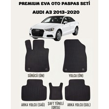 Feyza Oto Audi A3 Serisi 2013 - 2020 Arası Araca Özel Premium Eva Paspas Takımı 2 Yıl Garantili Araca Birebir Uyumlu Kalıplar