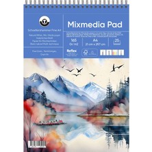 Schoellershammer Mix Media Pad Çok Amaçlı Sanatsal Blok 165 gr A4 25 Yaprak