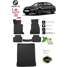 Alberto Rossi Bmw 5 Serisi G30 2019 Araca Özel 3D Paspas ve 3D Bagaj Havuzu