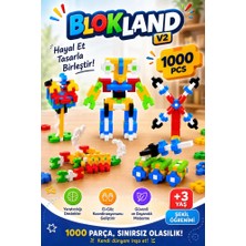 Lemut Blokland V2 1000 Parça ( Kutusuz ) Pixel Yaratıcı Tasarım Yapı Inşaat Eğitici Oyuncak Minecraft