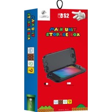 Coteci Nintendo Switch 2 Uyumlu Şeffaf Sert Saklama Kutusu ve Koruyucu Kılıf