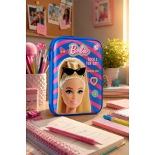 Barbie Kalem Çantası 3325 Kalem Kutusu Okul Kalemliği Kırtasiye Malzemeleri Için Çanta