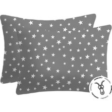 Lief Home %100 Pamuklu Fermuarlı Bebek Yastık Kılıfı 38X50 ( 2 Adet )