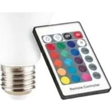 CATEKSSS 9 Watt Kumandalı Rgb LED Ampül CT-4058 Beyaz Işık