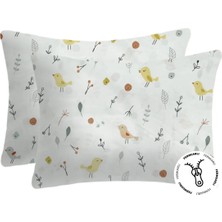 Lief Home %100 Pamuklu Fermuarlı Bebek Yastık Kılıfı | 38X50 ( 2 Adet )