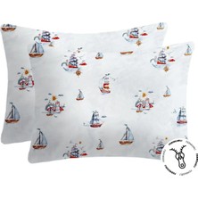Lief Home %100 Pamuklu Fermuarlı Bebek Yastık Kılıfı 35X45 ( 2 Adet )