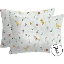 Lief Home %100 Pamuklu Fermuarlı Bebek Yastık Kılıfı | 35X45 ( 2 Adet )