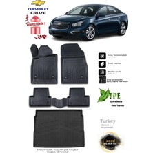 Alberto Rossi Chevrolet  Cruze 2008 Araca Özel 3D Paspas ve 3D Bagaj Havuzu