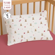 Lief Home %100 Pamuklu Fermuarlı Bebek Yastık Kılıfı | 35X45 ( 2 Adet )