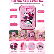 Hello Kitty Kalem Çantası 3333 Kalem Kutusu Okul Kalemliği Kırtasiye Malzemeleri Için Çanta