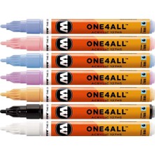 Molotow ONE4ALL 127HS Akrilik Marker Kalem Seti 2 mm 7li Tematik Renkler  Pastel Bliss