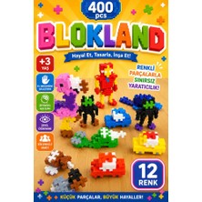 Lemut Blockland 400 Parça ( Kutusuz ) Pixel Yaratıcı Tasarım Yapı Inşaa Eğitici Oyuncak Minecraft