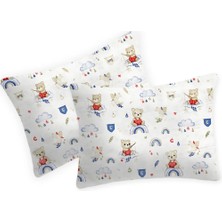 Lief Home %100 Pamuklu Fermuarlı Bebek Yastık Kılıfı | 35X45 ( 2 Adet )