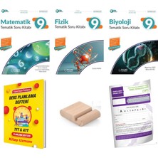Palme Yayınevi 9.sınıf Matematik Fizik Biyoloji Soru -Maarif Model 2027+TYT Deneme+Telefon Tutucu+Plan Defteri