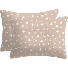 Lief Home %100 Pamuklu Bebek Yastık Kılıfı 35X45 ( 2 Adet )