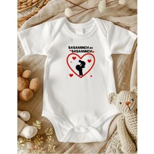 Lupi Babaanne Yazılı Bebek Zıbın % 100 Pamuk 45