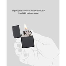 Sungur's Store Metal Gövdeli Tasarım Çakmak Mat Yüzeyli ve Ergonomik Tutma Özellikli