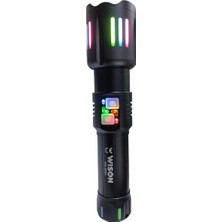 Sungur's Store Wison WS-9954 25W  Zoomlu Yeşil Lazerli Metal Şarjlı El Feneri