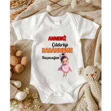 Lupi Babaanne Yazılı Bebek Zıbın % 100 Pamuk 14