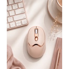 Sungur's Store Bluetooth ve 2.4g Destekli Sessiz Kablosuz Mouse Şarjlı Tasarım