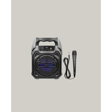 Sungur's Store 15W Güçlü Ses Çıkışlı Bluetooth Hoparlör Fm Radyo ve Mikrofon Destekli