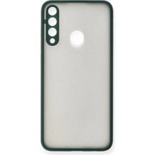 Sungur's Store Huawei Y6P Kılıf Montreal Silikon Kapak - Yeşil