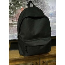 Empressco Unisex Siyah Günlük Okul Seyahat Kurs Sırt Çantası 65656WX5