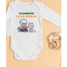 Lupi Babaanne Yazılı Bebek Zıbın % 100 Pamuk 34