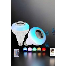 Sungur's Store Kablosuz Bluetooth Hoparlör LED Lamba