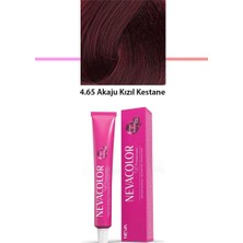 Sungur's Store Premium 4.65 Akaju Kızıl Kestane - Kalıcı Krem Saç Boyası 50 G Tüp