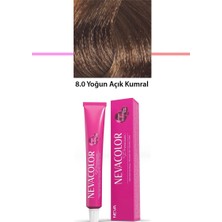 Sungur's Store Premium 8.0 Yoğun Açık Kumral - Kalıcı Krem Saç Boyası 50 G Tüp