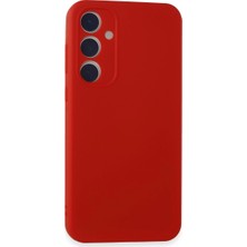 Sungur's Store Samsung Galaxy A15 4g Kılıf First Silikon - Kırmızı