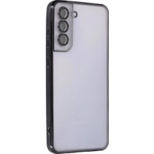 Sungur's Store Samsung Galaxy S21 Fe Kılıf Razer Lensli Silikon - Siyah