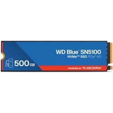 Wd Blue SN5100 6600/5600MB/S WDS500G5B0E Pcıe 4.0 2280 M2 Nvme SSD 500GB Harddısk