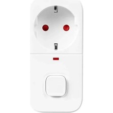 Sungur's Store Isıya Duyarlı Devre ve Akım Korumalı Duvar Tekli Anahtarlı Priz Fiş 16A/250V 750