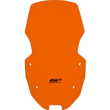 GP Kompozit SYM ADX 125 2023-2025 Uyumlu Kısa Ön Cam Turuncu - 56 cm