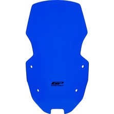 GP Kompozit SYM ADX 125 2023-2025 Uyumlu Kısa Ön Cam Mavi - 56 cm