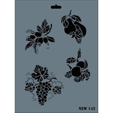 ALK Rich New Seri N-142 Stencil 35X25 cm