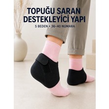 GRAYLINE Topuk Destek Çorabı S Beden 36-40 Ayarlanabilir Cırtlı Günlük Kullanım