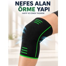 GRAYLINE Örme Dizlik Esnek Nefes Alabilen Günlük Spor Diz Desteği