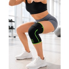 My Best Store Diz Destekleyici Spor Dizlik Esnek Örme Kumaşlı Ayarlanabilir Üst Bantlı