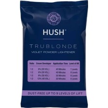 Hush Trublonde Mor Yüksek Performanslı Saç Açıcı Toz 500GR