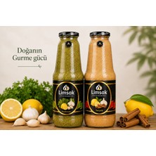 Limsak® Gurme Karışımları | Maydanozlu & Tarçınlı Fermente Limon Sarımsak Kürü 1+1 Lt
