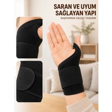 Aydogan's Ayd Ayarlanabilir El Bilek Bandajı Başparmak Geçişli Bilek Desteği Günlük ve Spor Kullanım