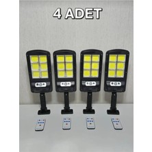 Parmend Life 4 Adet HB-400 Solar Güneş Enerjili 120 Ledli 3 Modlu Hareket Sensörlü Su Geçirmez Lambası (2400MAH.)